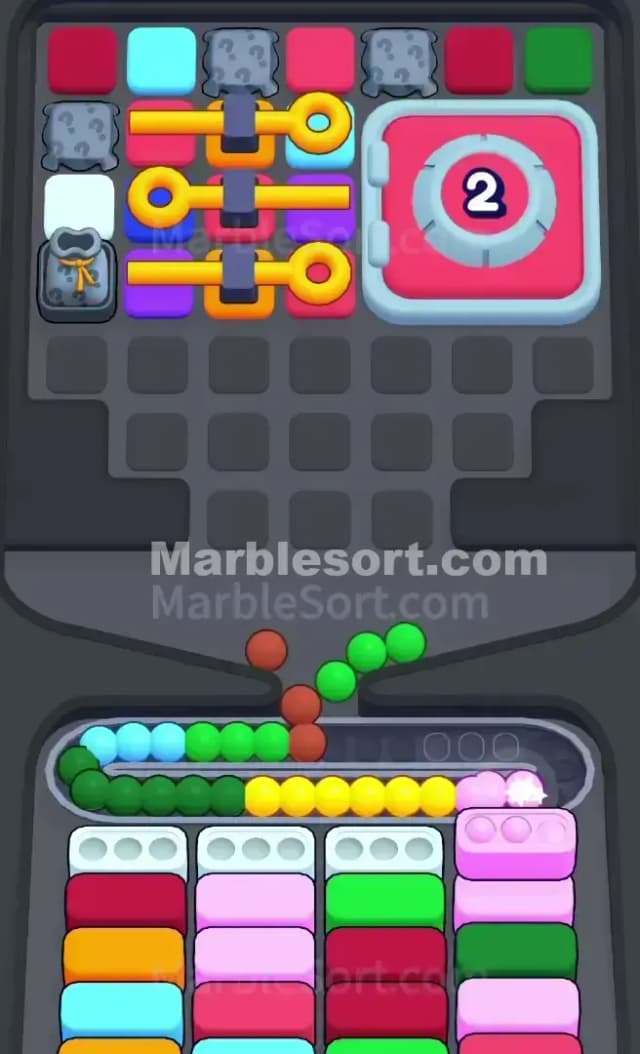 Marble Sort Level 444 Solution 1