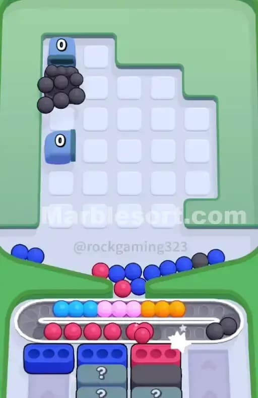 Marble Sort Level 256 Solution 3