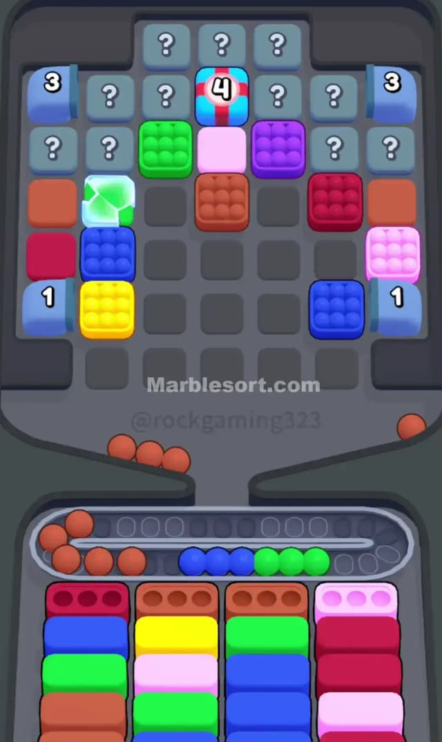 Marble Sort Level 304 Solution 1