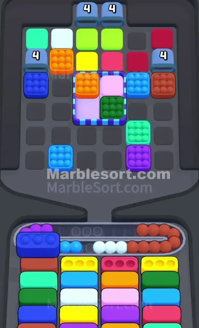 Marble Sort Level 740 Solution 1