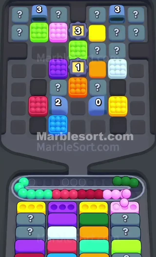 Marble Sort Level 320 Solution 1