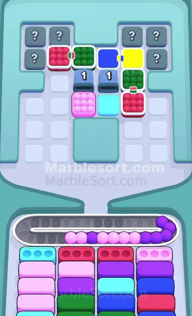 Marble Sort Level 352 Solution 1