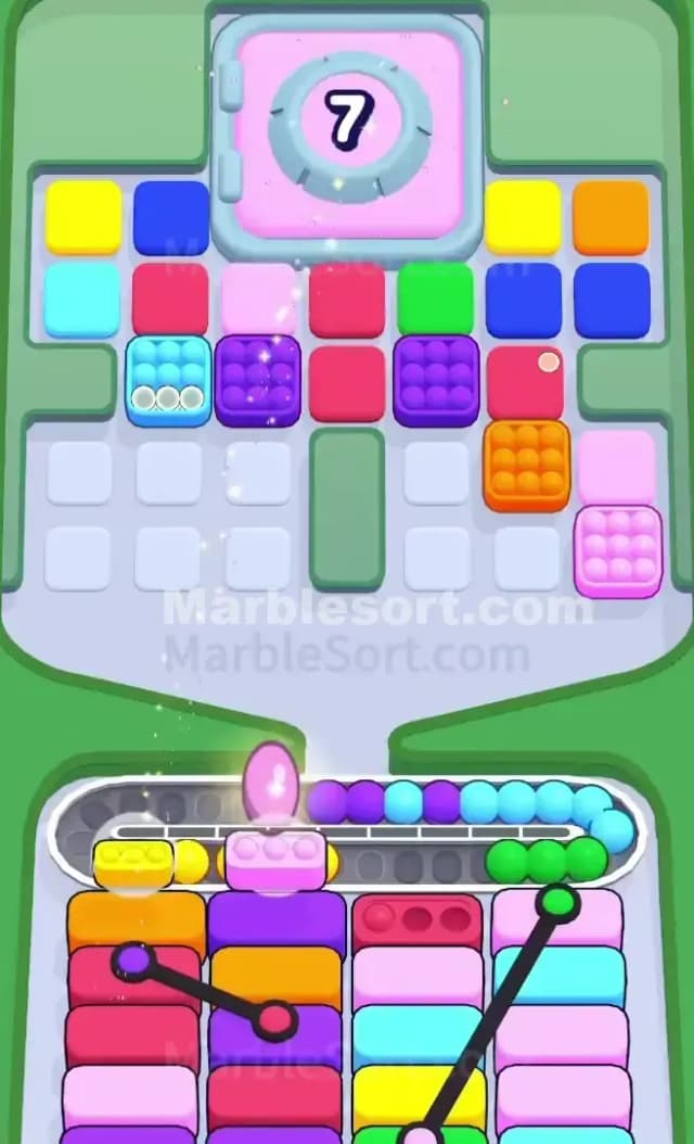 Marble Sort Level 571 Solution 1