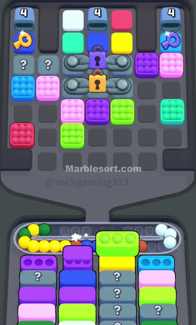Marble Sort Level 97 Solution 1