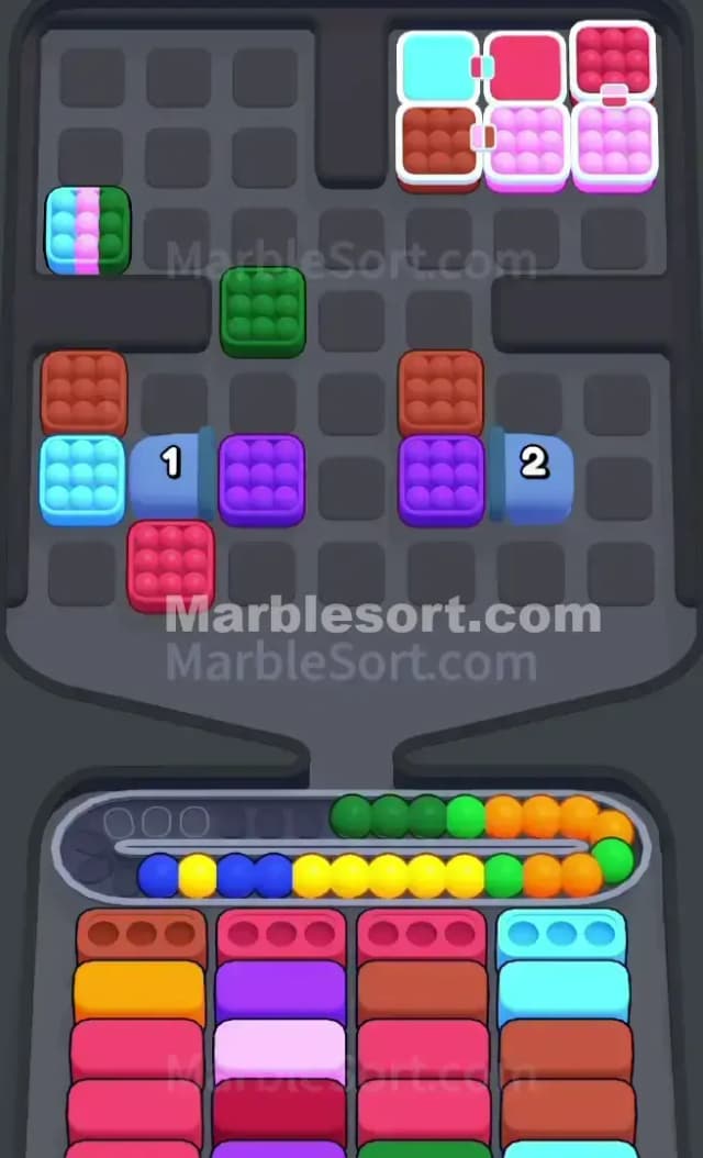 Marble Sort Level 697 Solution 2