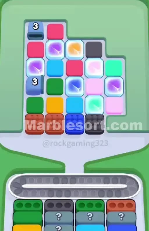 Marble Sort Level 256 Screenshot