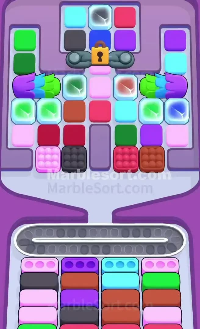 Marble Sort Level 553 Screenshot