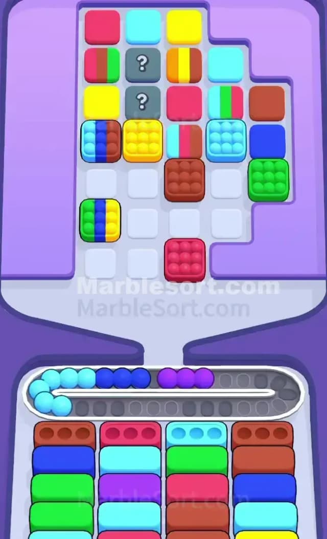 Marble Sort Level 372 Solution 1