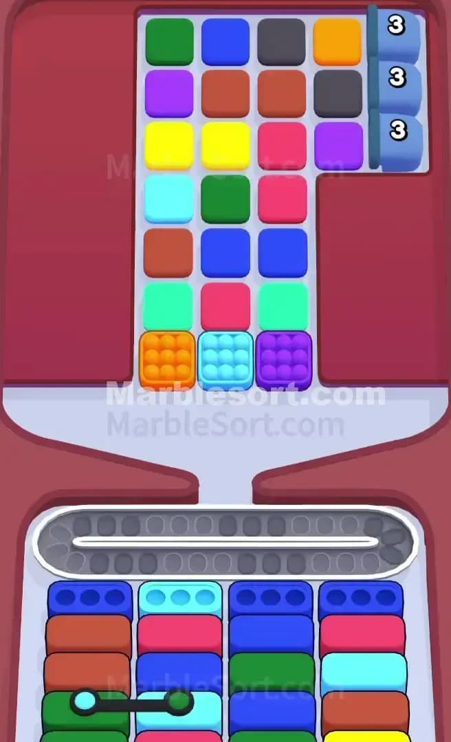 Marble Sort Level 692 Screenshot