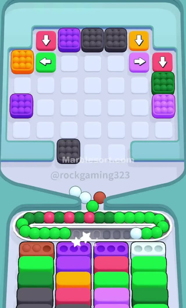 Marble Sort Level 119 Solution 2