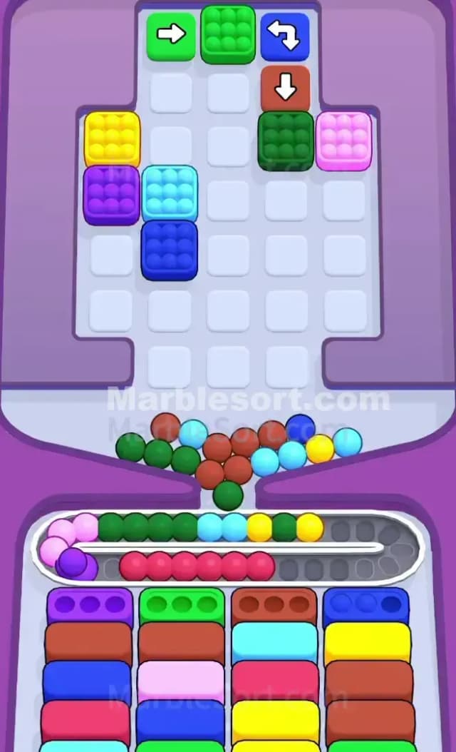 Marble Sort Level 635 Solution 2