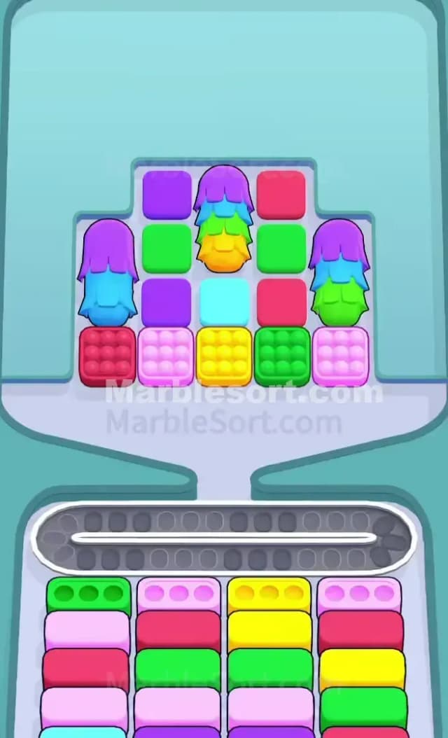 Marble Sort Level 501 Gameplay