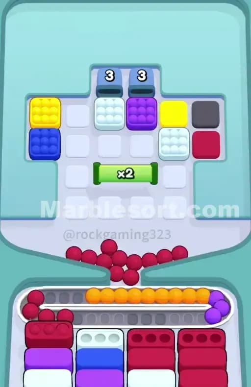 Marble Sort Level 352 Solution 1