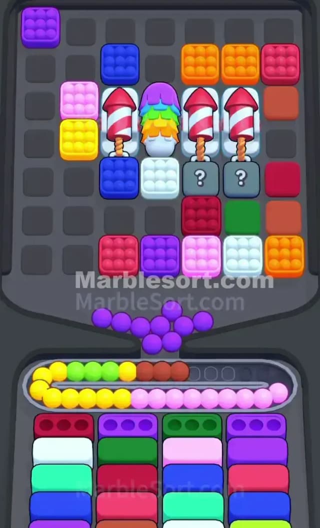 Marble Sort Level 734 Solution 1