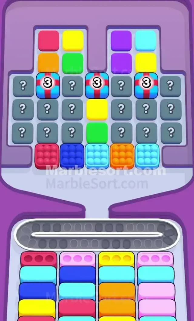 Marble Sort Level 405 Gameplay