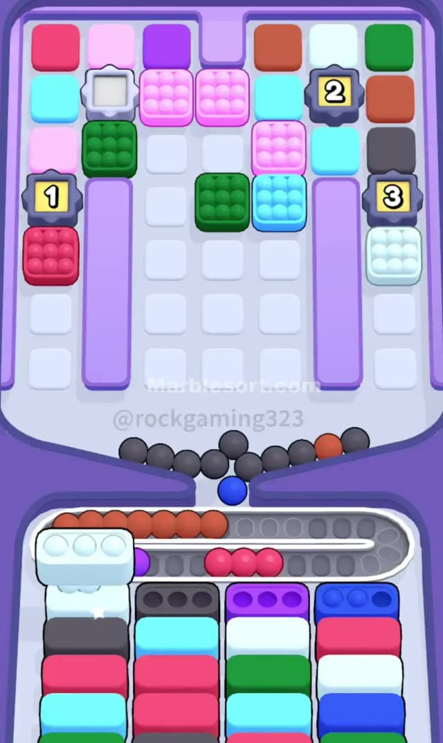 Marble Sort Level 369 Solution 1