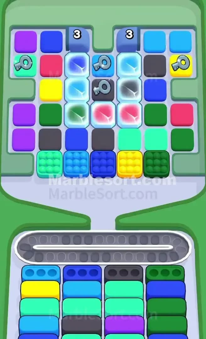 Marble Sort Level 411 Screenshot