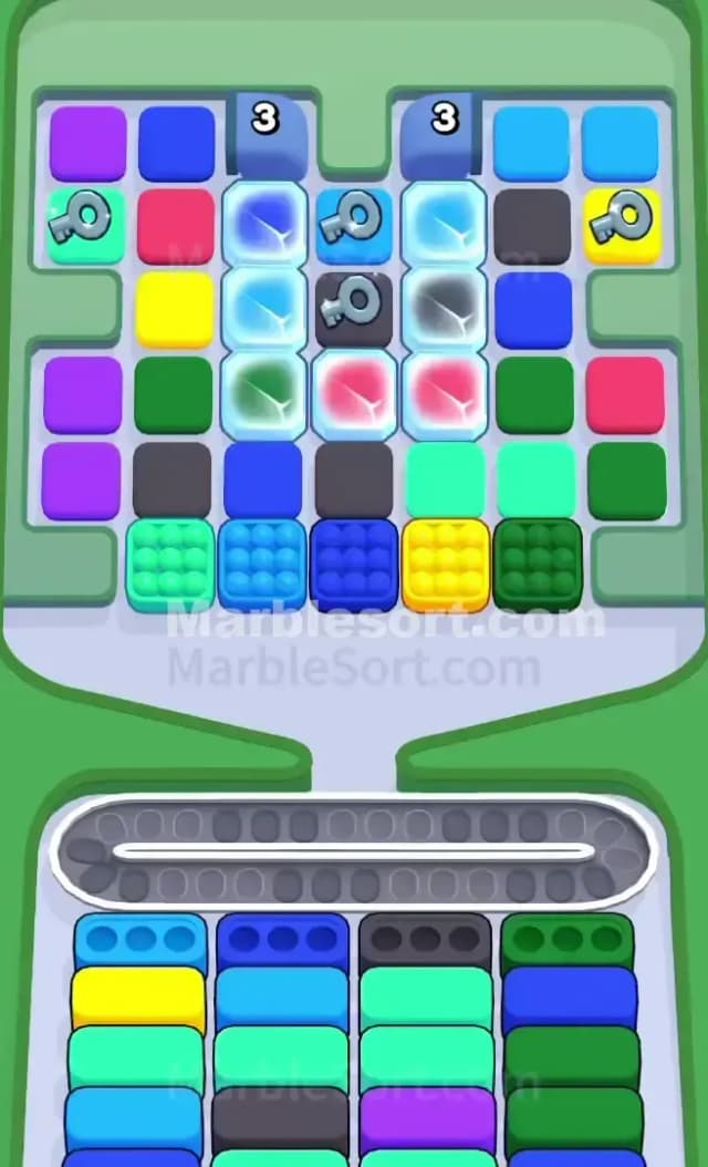 Marble Sort Level 411 Gameplay