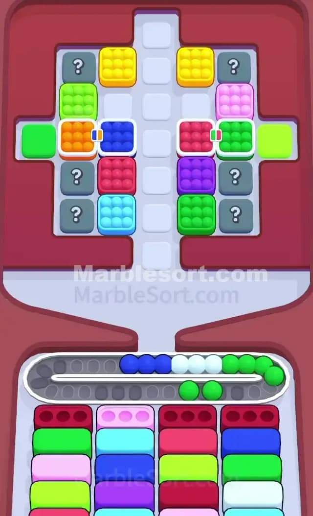 Marble Sort Level 458 Solution 1