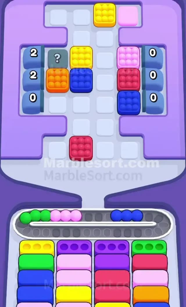 Marble Sort Level 371 Solution 2