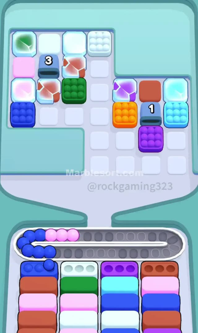 Marble Sort Level 351 Solution 1