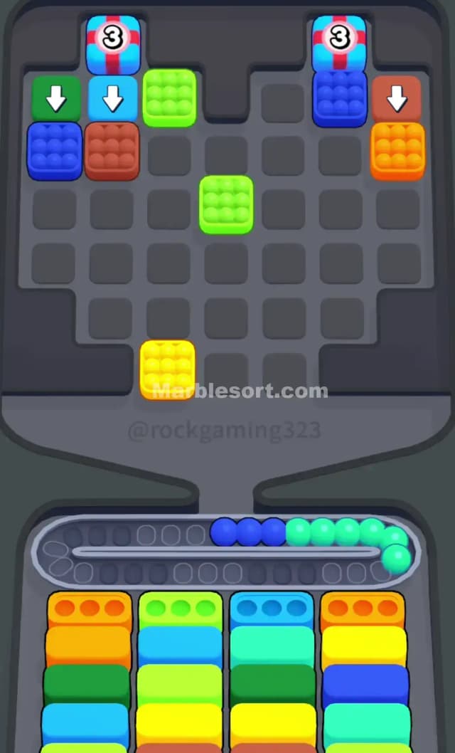 Marble Sort Level 110 Solution 2
