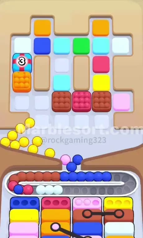 Marble Sort Level 131 Solution 1