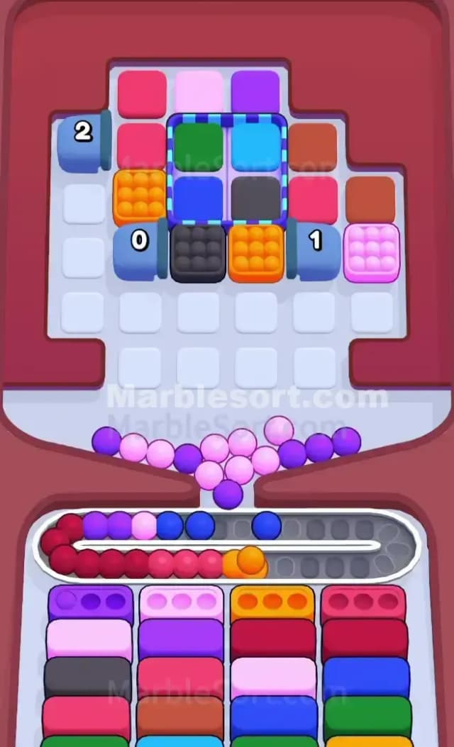Marble Sort Level 606 Solution 1