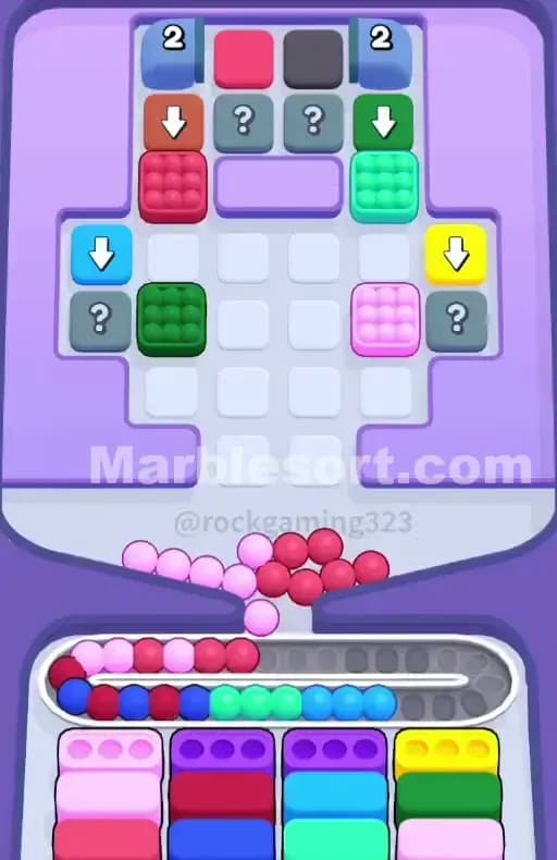 Marble Sort Level 216 Solution 1