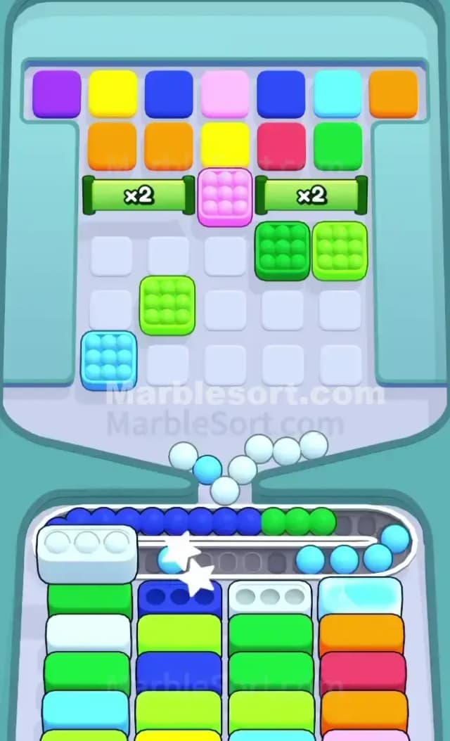 Marble Sort Level 346 Solution 1