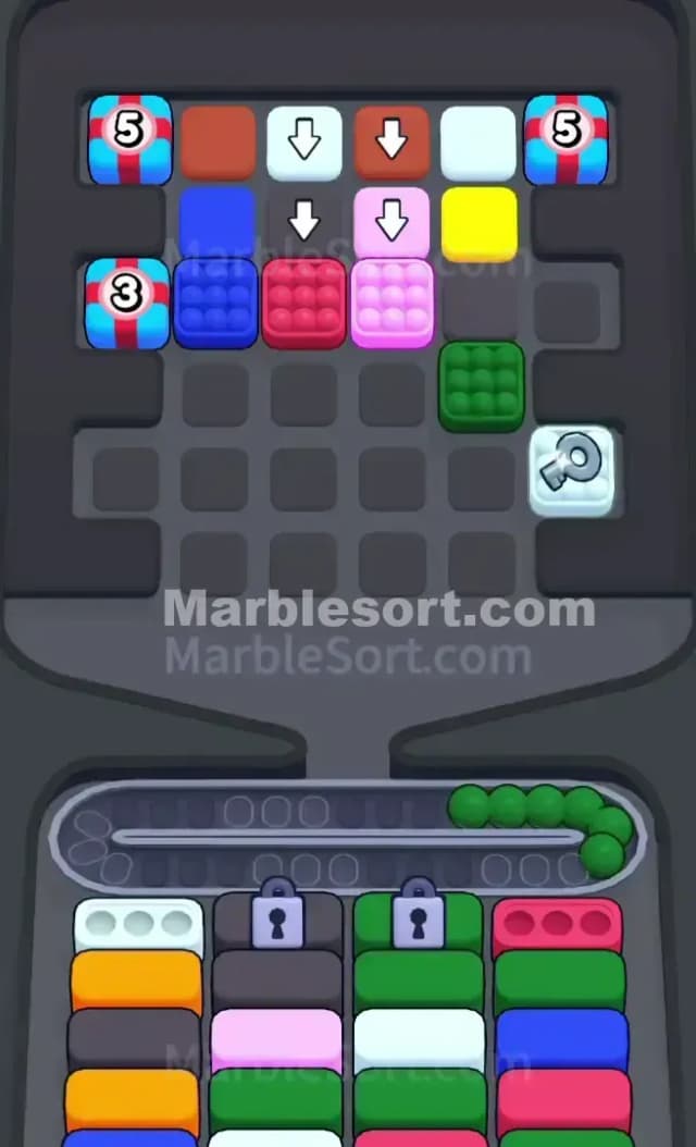 Marble Sort Level 337 Solution 1