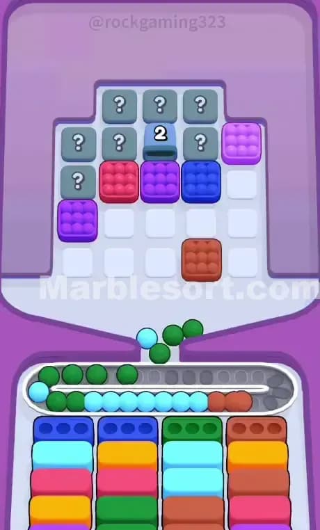 Marble Sort Level 22 Solution 1