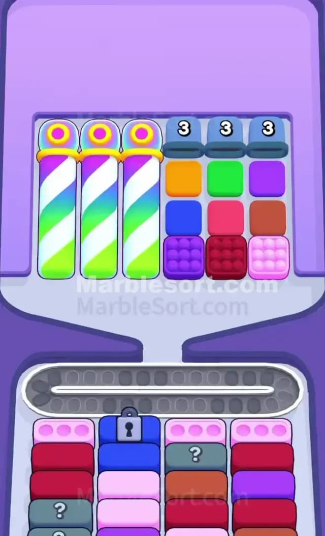 Marble Sort Level 676 Gameplay