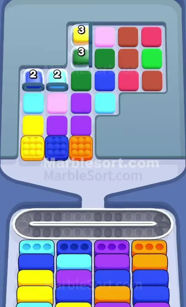 Marble Sort Level 543 Gameplay