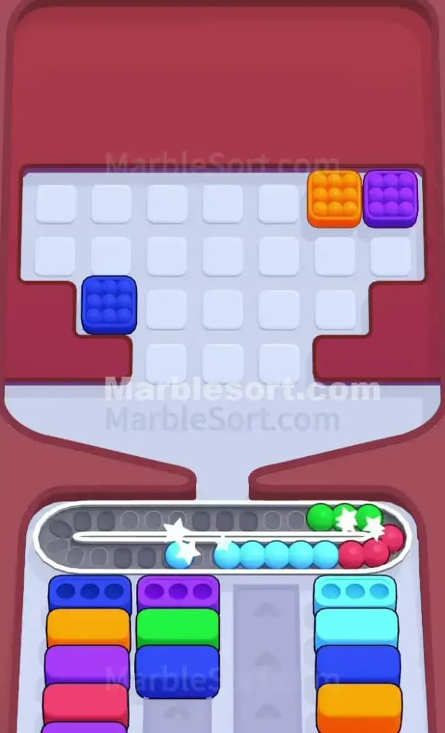 Marble Sort Level 382 Solution 3