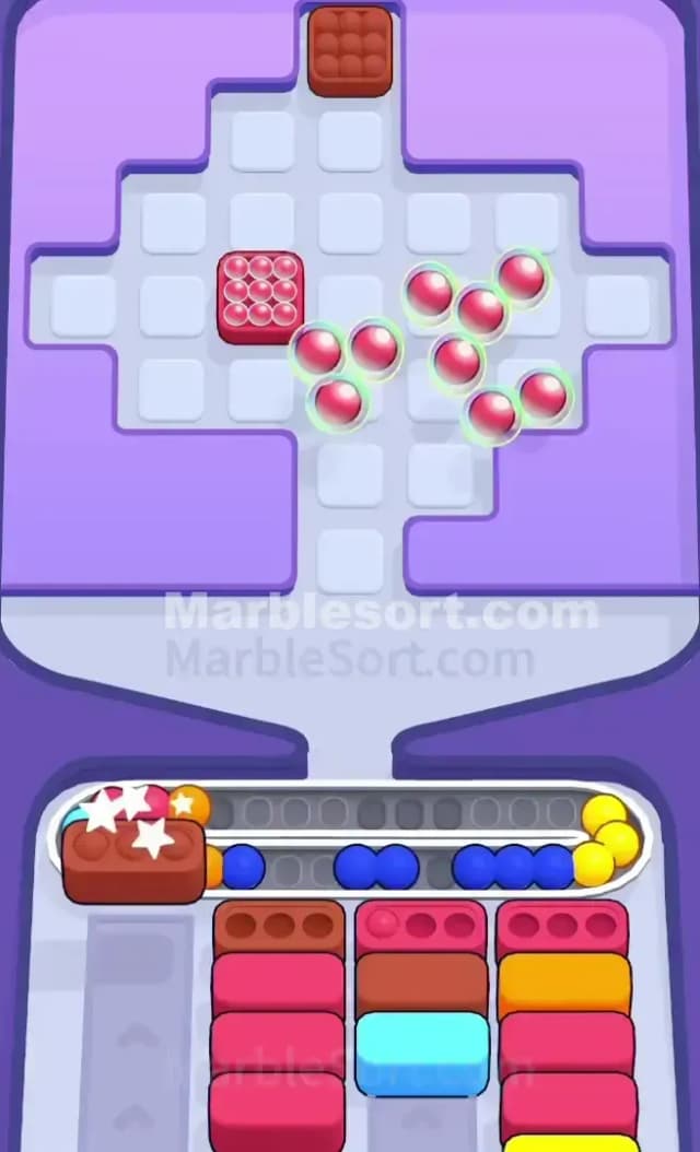 Marble Sort Level 673 Solution 3