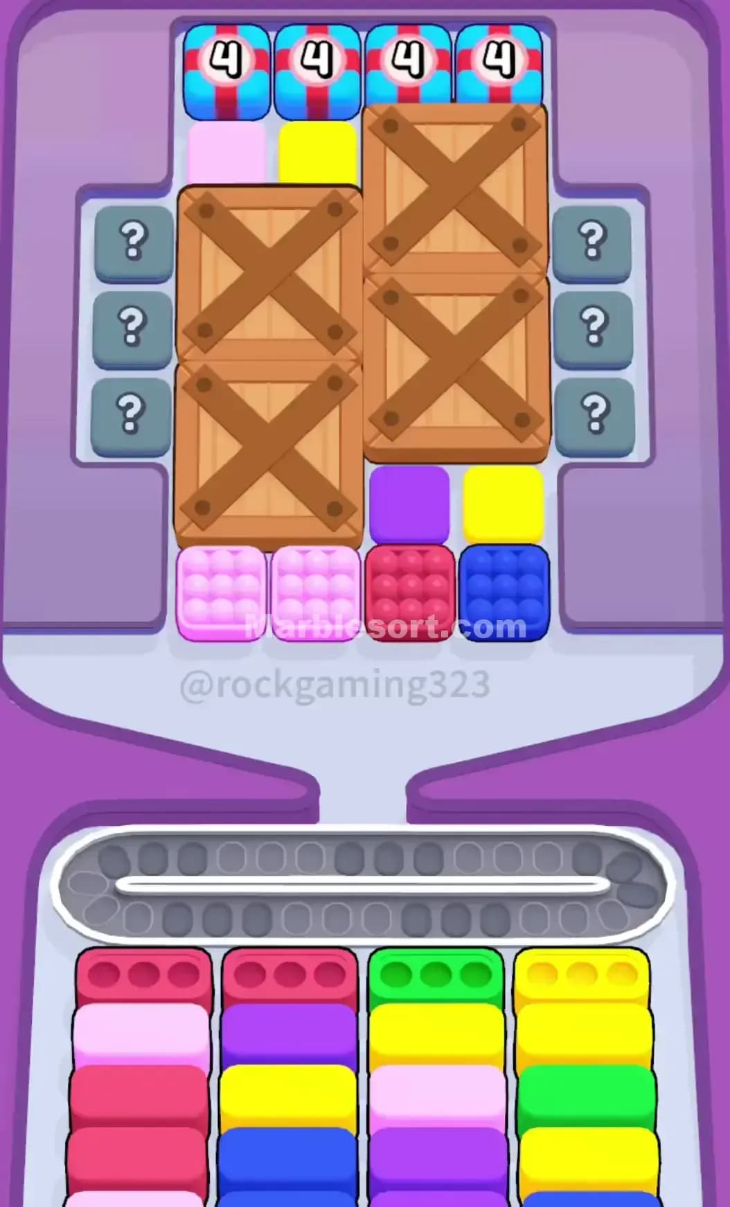 Marble Sort Level 168 Screenshot
