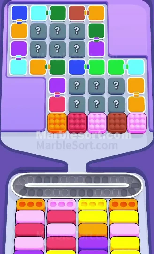 Marble Sort Level 292 Screenshot