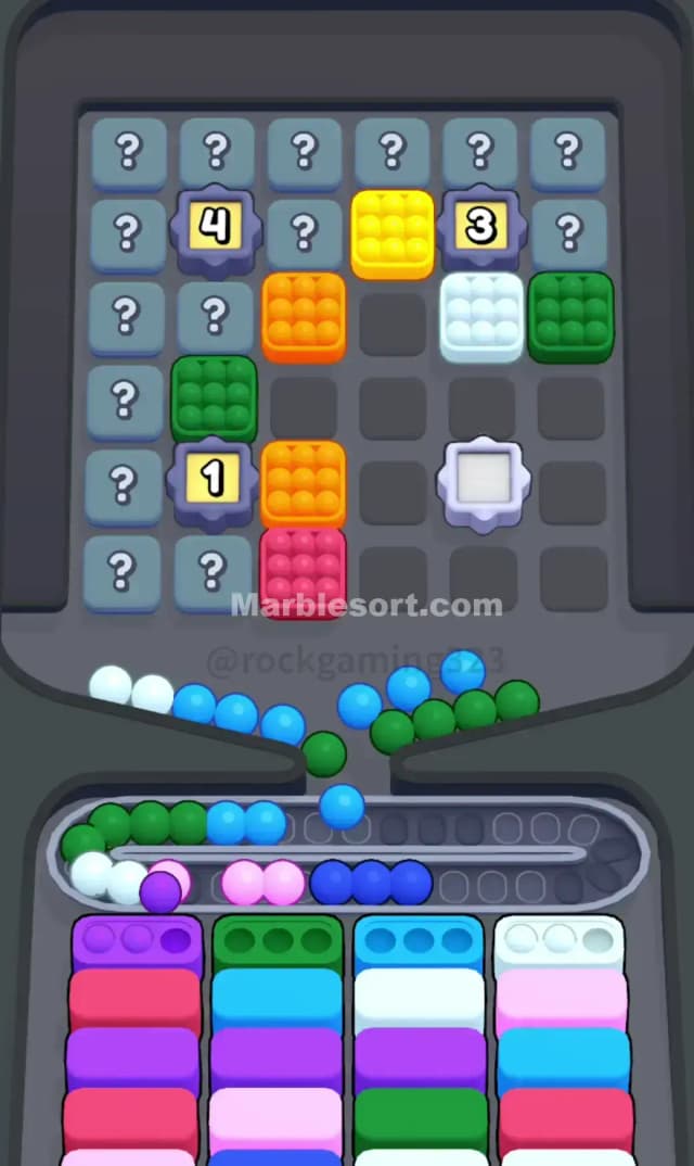 Marble Sort Level 374 Solution 1