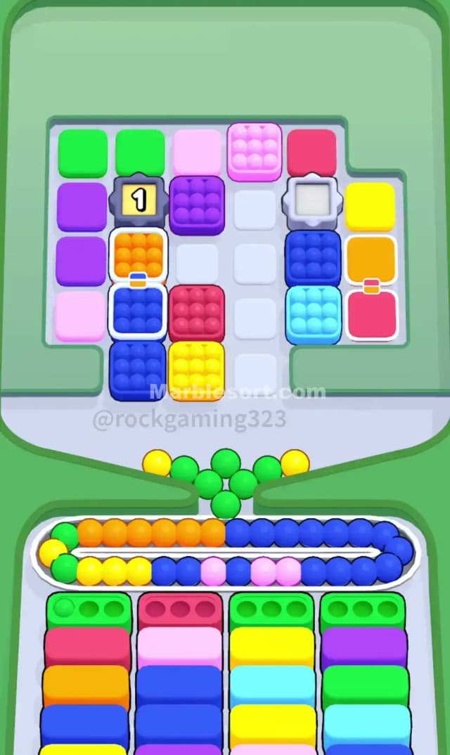 Marble Sort Level 335 Solution 1