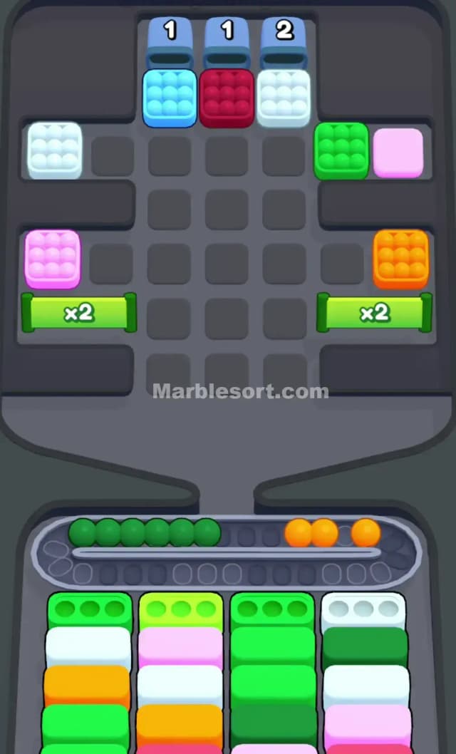 Marble Sort Level 77 Solution 2