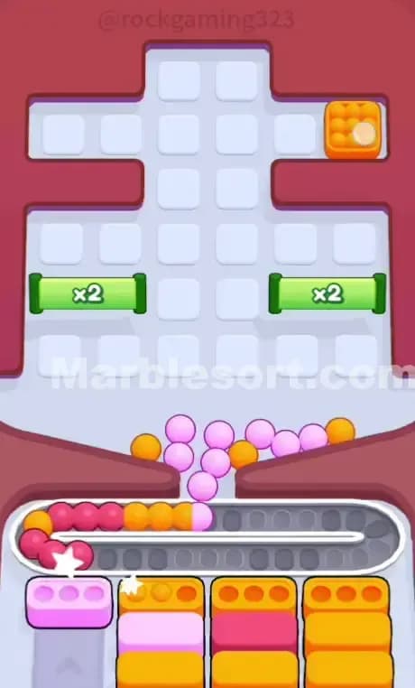 Marble Sort Level 72 Solution 3