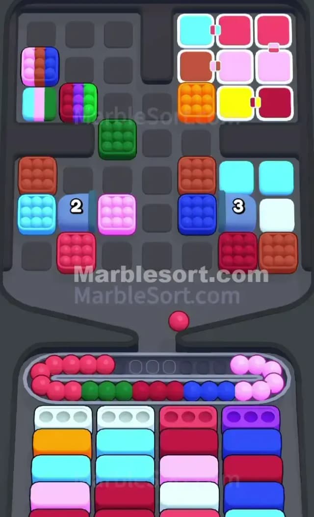Marble Sort Level 697 Solution 1
