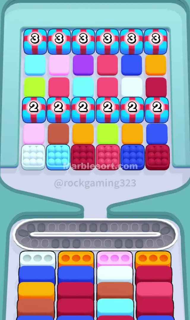 Marble Sort Level 275 Gameplay