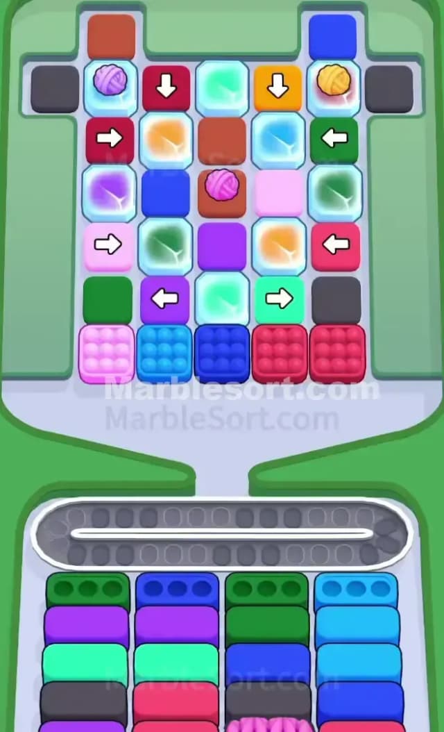 Marble Sort Level 718 Gameplay