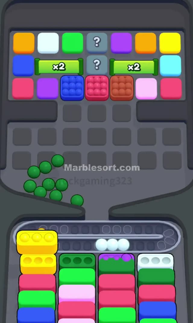 Marble Sort Level 357 Solution 1