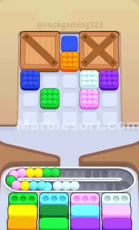 Marble Sort Level 123 Solution 1