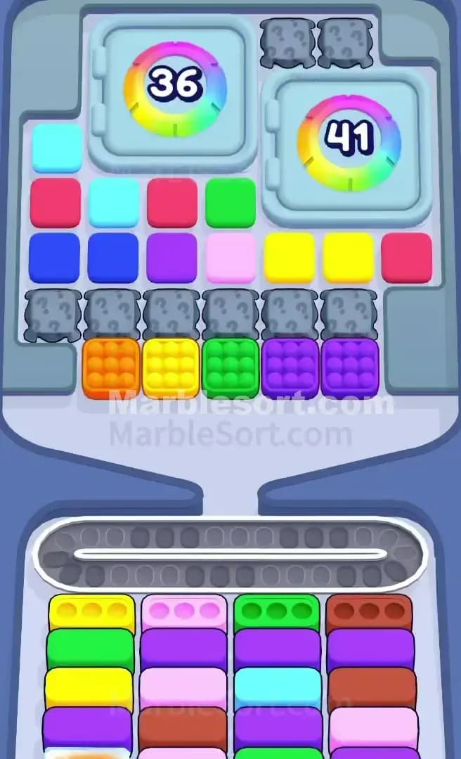 Marble Sort Level 386 Screenshot