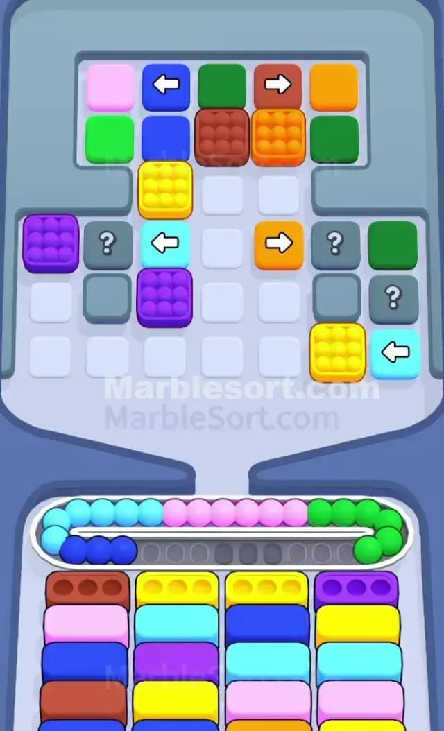Marble Sort Level 618 Solution 1