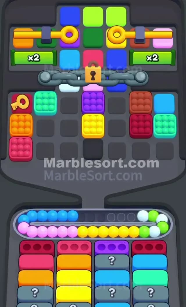 Marble Sort Level 620 Solution 1